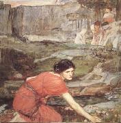 Study:Maiidens picking Flowers by a Stream (mk41)